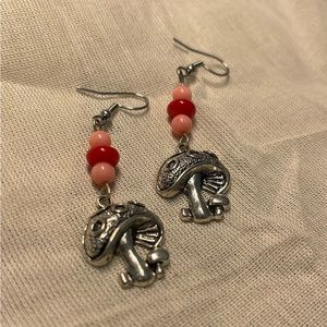 Mushroom earrings